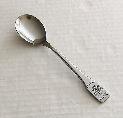 #ad Rogers Insilco Fashion Stainless INS113 Eagle and Stars Sugar Spoon Satin $8.00