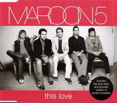 #ad MAROON 5 This Love 2 ACOUSTIC TRX amp; VIDEO Europe CD Single USA Seller SEALED $14.99