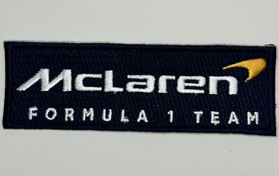 #ad F1 MCLAREN LOGO PATCH FORMULA ONE F1 RACING Iron on PATCH 3.5” $11.00