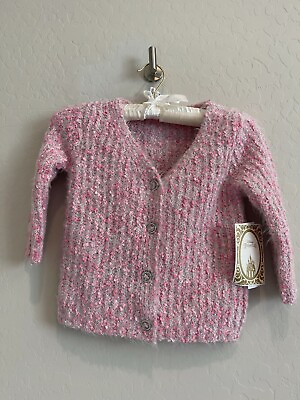 #ad NWT Disney Pink Girls Princess Sweater SZ 4 $22.00