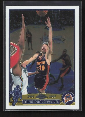 #ad 2003 04 Topps Chrome Mike Dunleavy Jr. #37 Golden State Warriors $1.59