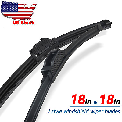 #ad All Season Wiper Blades size 18quot; amp; 18quot; Windshield Front Right amp; Left Set of 2 $7.98