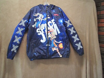 #ad Members Only Men#x27;s Space Jam Galaxy Midweight Jacket Looney Tunes Large $34.99