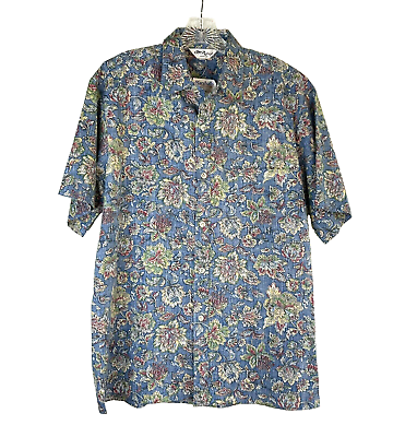 #ad NWT Tori Richard Mens Floral Hawaiian Short Sleeve Button Down Shirt Size Medium $33.16