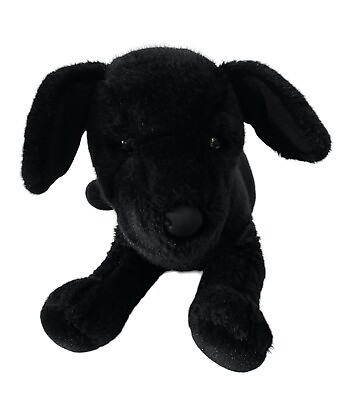 #ad Douglas Cuddle Toys JAMES Plush Black Lab Puppy Dog 24quot; Stuffed Animal Toy #1852 $26.99