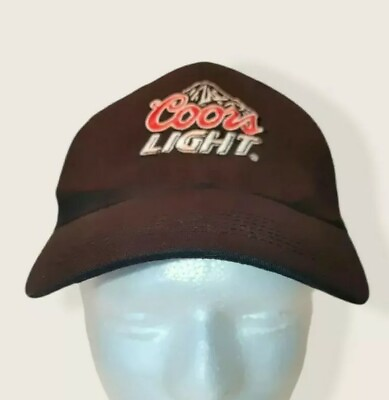 #ad Coors Light Hat Logo Printed Baseball Cap One Size Fits All Hook amp; Loop $16.93