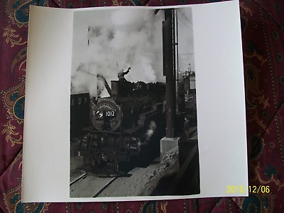 #ad 1 Photo Print RAILROAD Railway 1950 Steam Locomotive $9.75