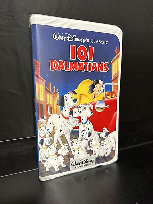 #ad 101 Dalmatians VHS 1992 Black Diamond Classic $4000.00
