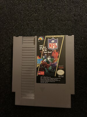 #ad NFL Power Play Nintendo NES 1988 Cartridge $4.00