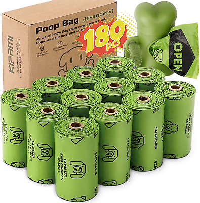 #ad Strong Endurance Dog Poop Bag Set with Dispenser amp; Leash Clip Thick Waste Poop $9.86