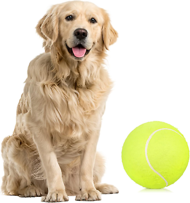 #ad 9.5quot; Oversize Giant Tennis Ball for Children Adult Pet Fun Shipped Deflated $24.99