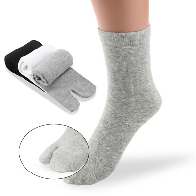 #ad Toe Sock Prime Elastic Cotton Durable Sturdy Toe Sock Home Men $12.59