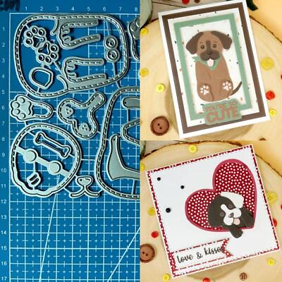 Metal Cutting Dies Dog DIY Scrapbooking Embossing Paper Card Crafts Stencil Mold $4.71