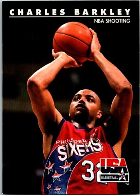 #ad 1992 SkyBox USA NBA Shooting #8 Charles Barkley $1.50