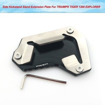 #ad For TIGER1200 EXPLORE 16 21 Side Kickstand Extension Plate Stand Enlarge 1200 $16.99