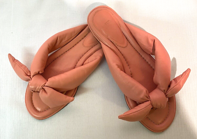 #ad Alexandre Birman Womens Soft Clarita Flat Sandals Pink Size 40 $149.00