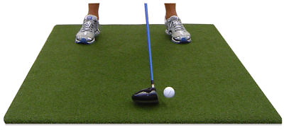 #ad Backyard Golf Mat 36quot; x 48quot; Residential Practice Golf Turf Natural Rubber Bottom $34.90