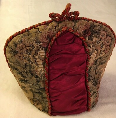 #ad RARE “Tea Cozy” Antique Victorian Era Tapestry Silk $183.99