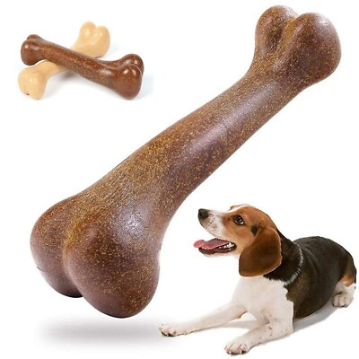 #ad Tough Dog Chew Toy Dog Bones For Aggressive Chewers Puppy Teething Chew Toys US $8.83