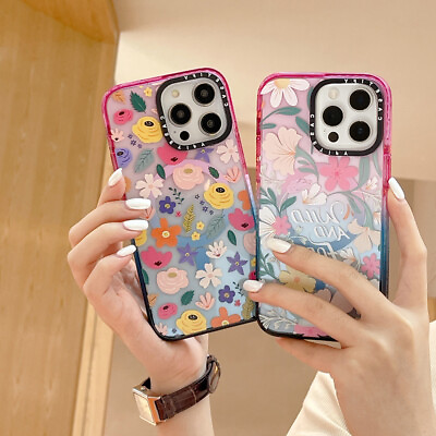 #ad For iphone 15 Pro Max 14 Pro 13 12 Cute Flower MagSafe Magnetic Phone Case Cover $12.99