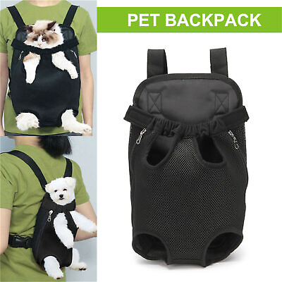 #ad Pet Front Pack Back Carry Bag for Cat Dog Puppy Outdoor Travel Black $17.10