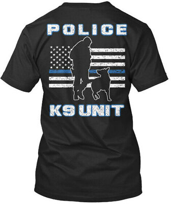 #ad Blue Line Police K9 Fallwinter Relaunch Ks Unit T Shirt Made in USA S to 5XL $20.59