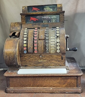 #ad RARE antique National Cash Register NCR cash register $899.00