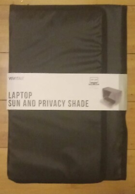 #ad New Vivitar Laptop Sun and Shade Privacy Fits up to 16quot; Folds flat for Travel $9.89