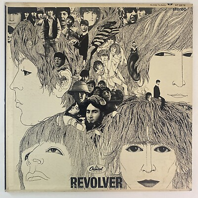 #ad THE BEATLES REVOLVER 1ST US PRESSING 1966 VINYL LP CAPITOL ST 2576 VG $39.99