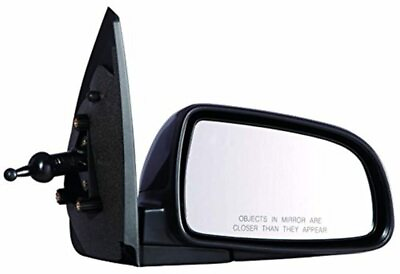 #ad Fits 07 11 Aveo Right Passenger Sedan Mirror Manual Remote Non Painted Black $41.95