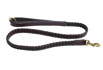 #ad Shwaan Plaited Leather Dog Lead 3 4quot; Leather Dog Leash size available 7ft to 3ft $55.77