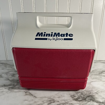 MiniMate By Igloo Small Cooler Lunch Box made in USA Vintage $15.99