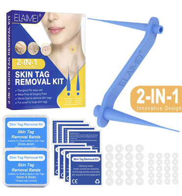 #ad 🌟2 in 1 Micro Auto Skin Tag Remover Pen Tool Kit Painless Wart Skin Tag Removal $8.77