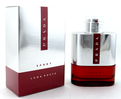 #ad Prada Luna Rossa SPORT by Prada 3.3 oz. EDT Spray for Men New in Sealed Box $89.97