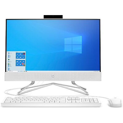 #ad HP All in One Desktop PC 21.5quot; FHD Pentium Silver Intel UHD 4GB DDR4 128GB SSD $259.99