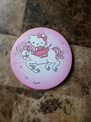 #ad 2010 Sanrio Hello Kitty rocking Memo Card Cutout Memo Pad New In Package horses $6.10