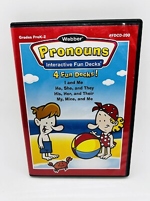 #ad Webber Pronouns Interactive Fun Decks CD ROM : Fdcd200 by Thomas Webber and... $12.00