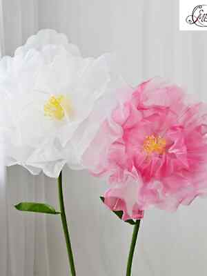 #ad 2024 home Artificial Realistic Big Flower Head Family Gathering Decoration $51.78
