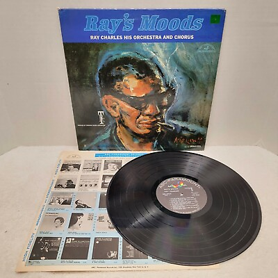 #ad RAY CHARLES Ray#x27;s Moods LP Record ABC 550 PARAMOUNT TESTED $5.81