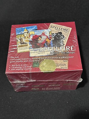 #ad Sealed FIRST EDITION Spellfire Master the Magic 6 double decks Damp;D $299.00
