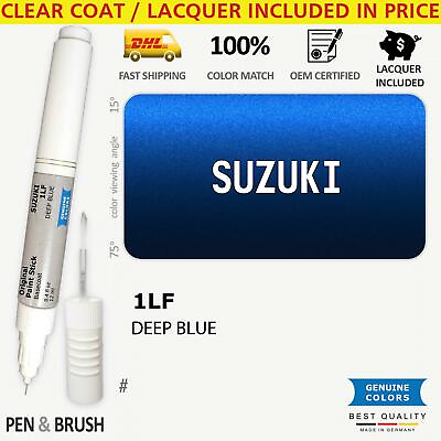#ad 1LF Touch Up Paint for Suzuki Blue # DEEP BLUE Pen Stick Scratch Chip Fix Brush $14.99