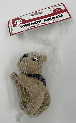 #ad LM Plush Puppies Plush Squeakin#x27; Animals Squirrel Single Squirrel Only New $3.49