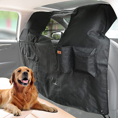 #ad Dog Car Barrier 46‘’ Wide with Adjustable Rope and Storage Bag Universal for Ca $43.86