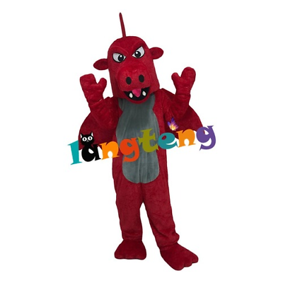 #ad Halloween Red Dragon Monster Fursuit Mascot Costume Carnival Party Outifit Xmas $360.95