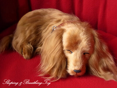 #ad Perfect Pet Dachshund Long Red Plush Dog Stuffed Toy Realistic Lifelike New $127.00