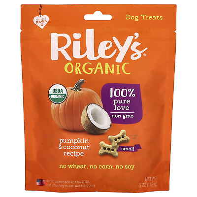 #ad Organic Dog Treats Small Pumpkin amp; Coconut Recipe 5 oz 142 g $7.01
