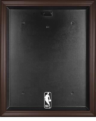 #ad NBA 2018 Present Logo Brown Framed Jersey Display Case Fanatics $209.99
