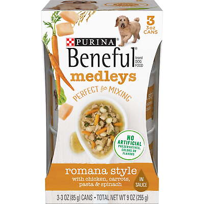 #ad Purina Medleys Romana Style Wet Dog Food Real Meat and Veggies $28.84