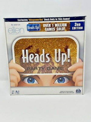 #ad New Heads Up Party Game 3rd Edition As Seen on the Ellen Degeneres Show Sealed $15.99