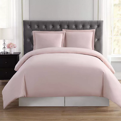#ad Truly Soft Everyday Duvet Cover Set Pink Twin XL $39.99